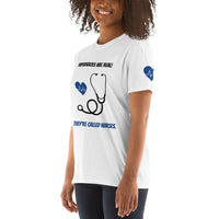 Short-Sleeve Unisex Nurses Are Heroes T-Shirt