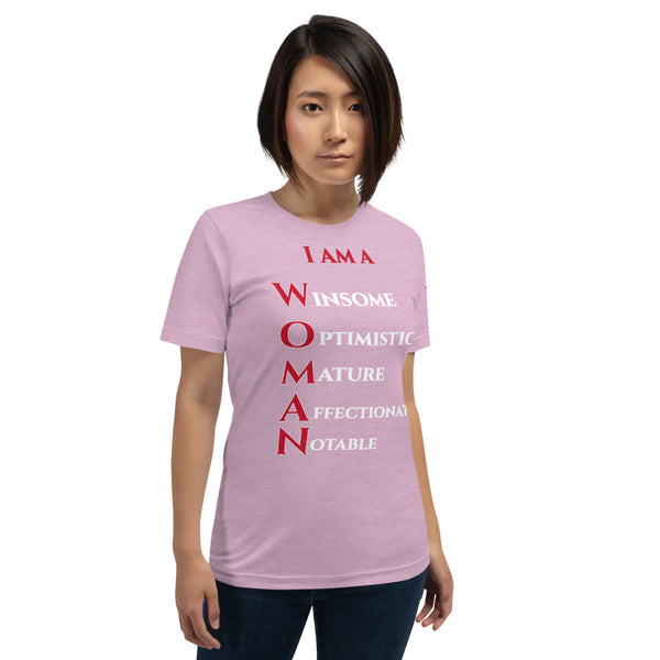 Short-Sleeve Unisex I Am a Woman T-Shirt